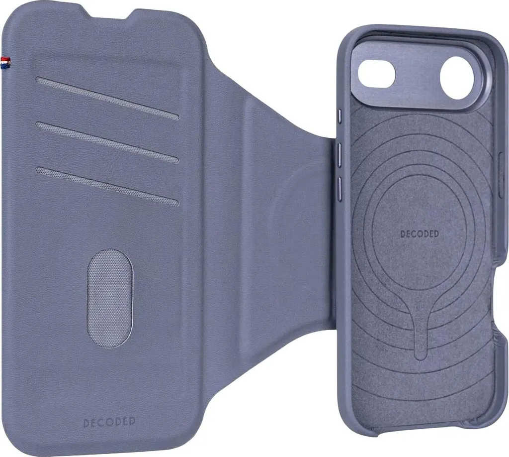 Cover MagSafe iPhone Air Decoded Silicone Blu | Design Texturizzato - 3