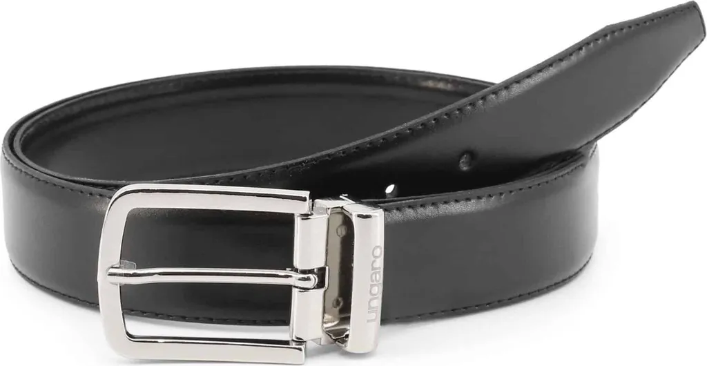 L'Eleganza di Ungaro: Cintura Uomo UBLT000054-NERO in Pelle