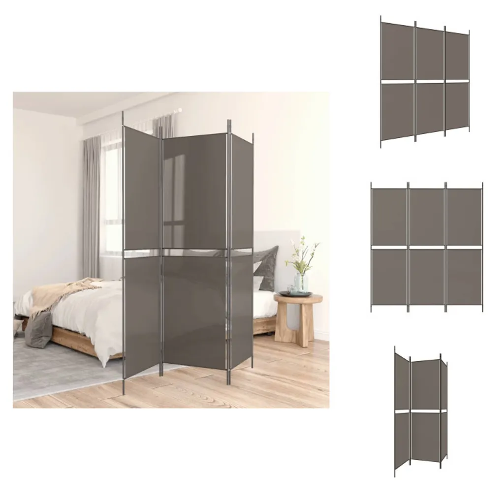 Paravent anthracite 150x220 cm : masquez le désordre et gagnez du calme