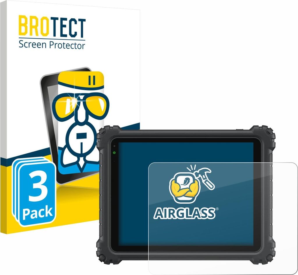 3x BROTECT Schutzglas für Autel MaxiCOM Ultra Lite Schutzfolie Panzer Folie Glas Display Schutz klar