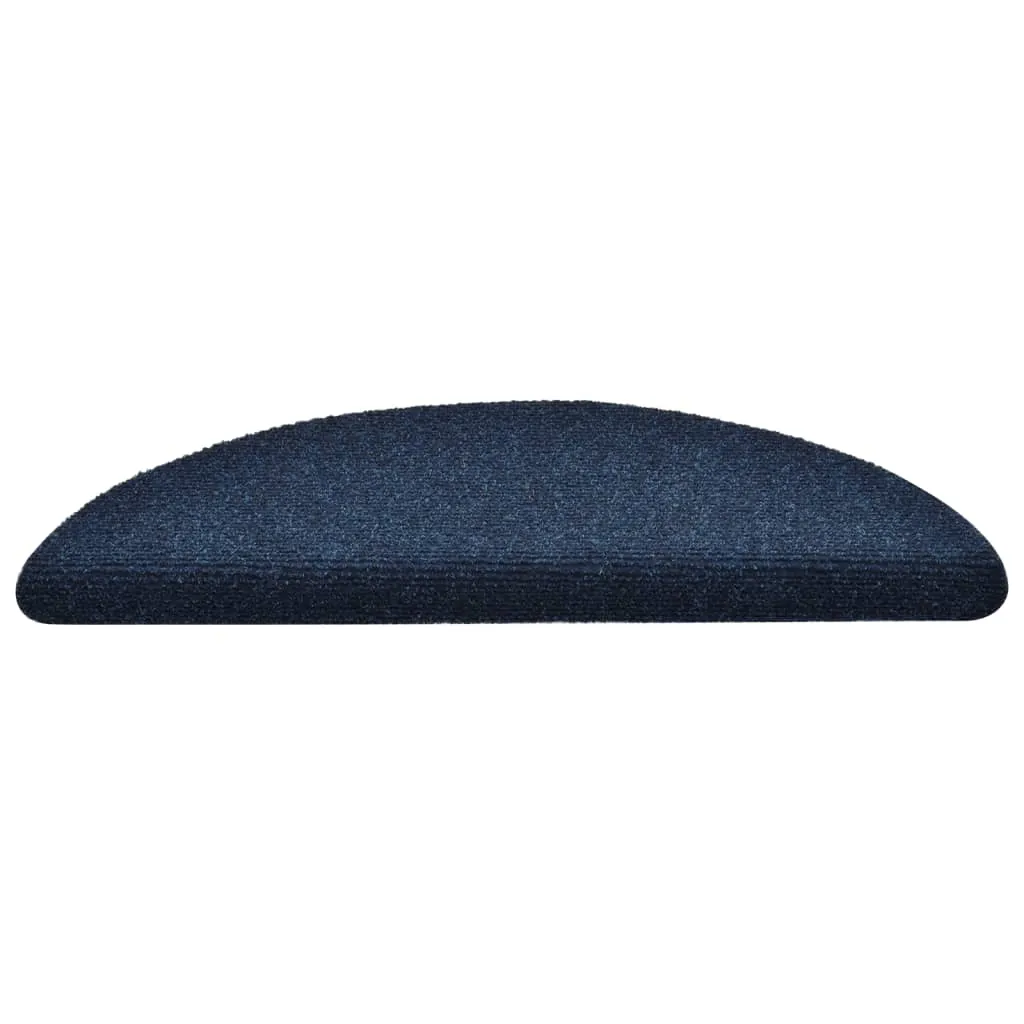Tapis de marche antidérapant 56x17x3 cm bleu marine lot de 5 pièces pro - 4
