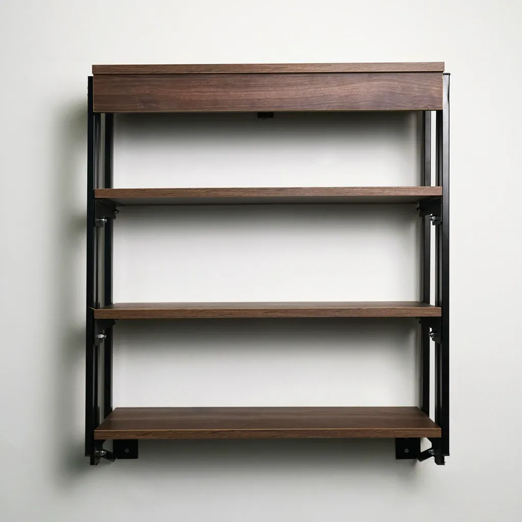 Scrivania a Muro Pieghevole Murphy MDF | Tavolo Design Salvaspazio Moderno