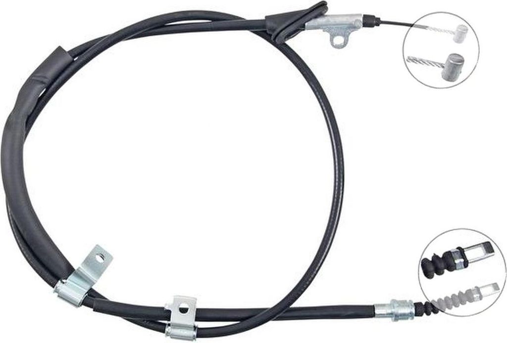 A.B.S. Handbremsseil Seilzug Feststellbremse für HONDA ACCORD VI Coupe (CG) Hinten Rechts K14120