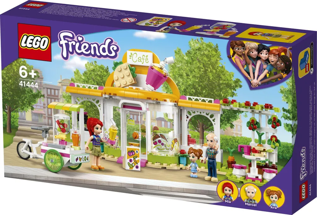 LEGO Friends 41444 Café bio de Heartlake City avec vélo à jus et potager