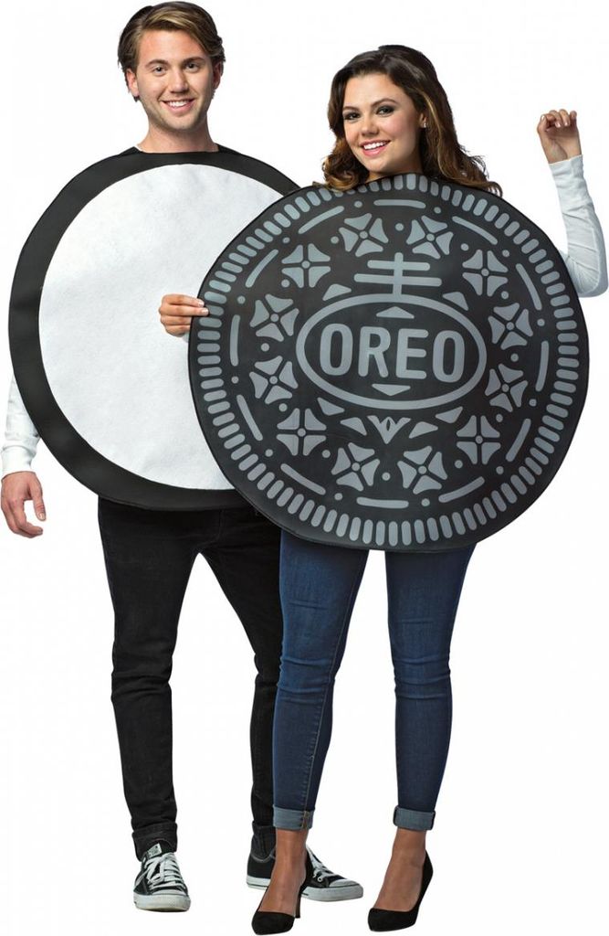Oreo Keks Partnerkostüm für Fasching Produktbild 