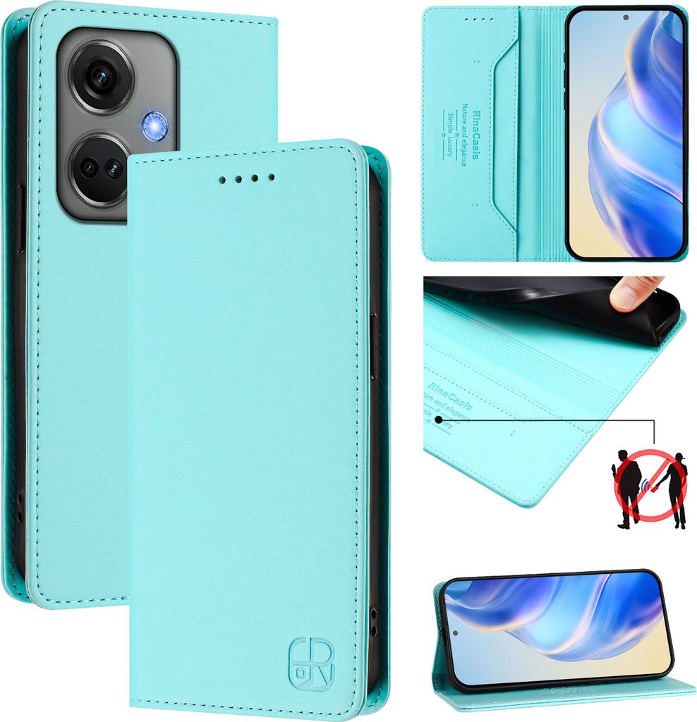 Lederhülle für OnePlus Nord CE3 Hülle Flip Brieftasche Produktbild 