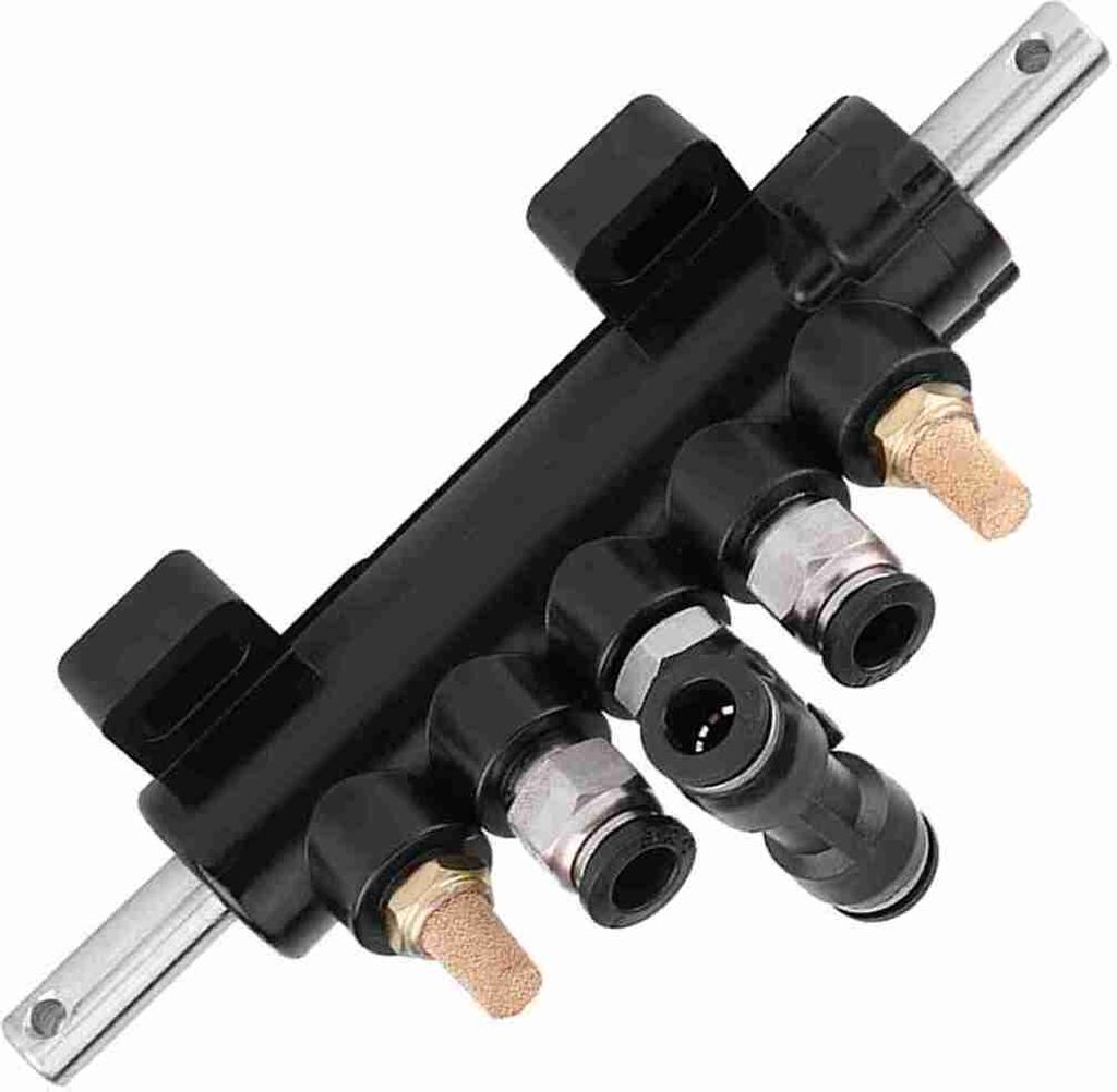 Fußsteuerungsluftventil mit Schalldämpfer, Aluminium für Ranger Reifenwechselmaschine Typ B (3)