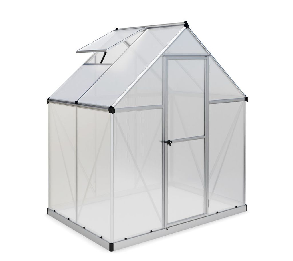 Palram - Canopia Aluminium Gewächshaus Mythos 64 Silber Produktbild 
