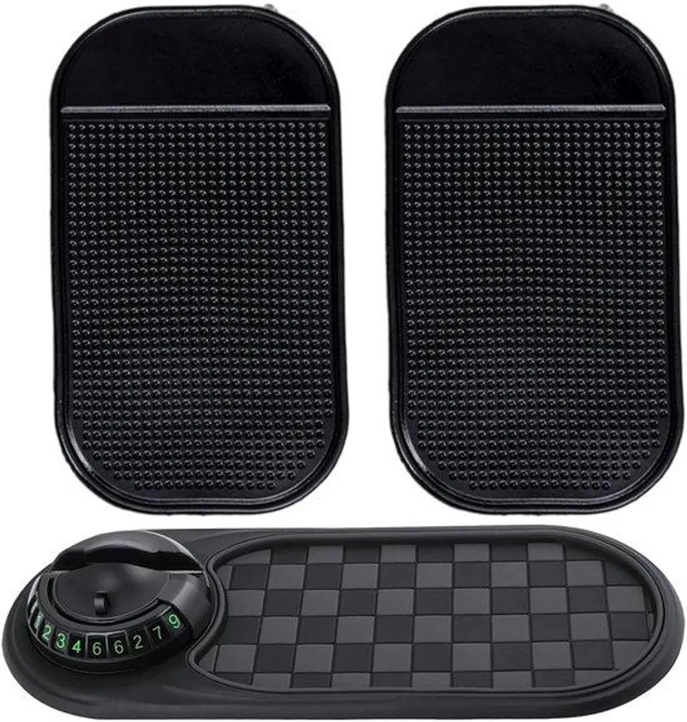 Accessoires Intérieur de Voiture : Set de Tapis Antidérapants en Silicone