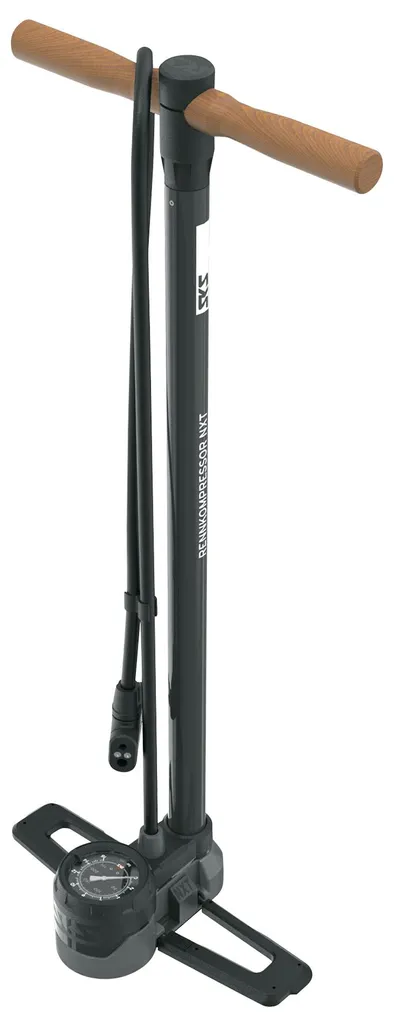 Pompe à pied vélo haute pression SKS Rennkompressor NXT raccord valves
