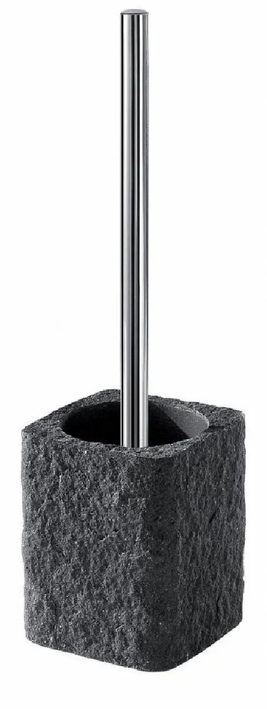 Brosse à WC ARIES anthracite : fini les traces et la rouille au sol