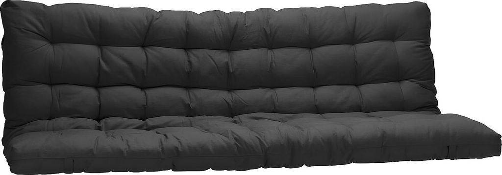 Japanisches Futon MODULO Spezialsofa mit Bettfunktion - 135 × 190 cm - Farbe schwarz