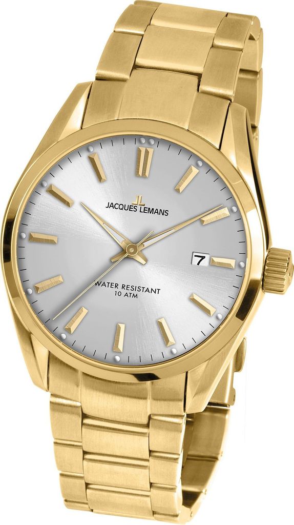 Jacques Lemans 1-1859K Derby Herrenuhr 40mm 10ATM