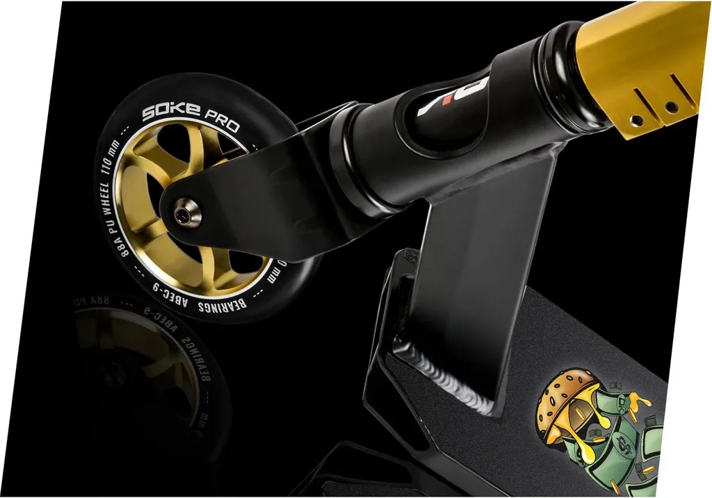 Trottinette Freestyle SOKE PRO Gold - Scooter de Compétition en Doré