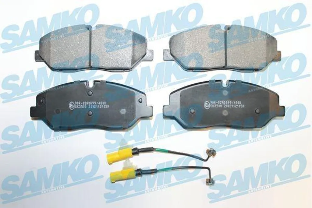 Plaquettes de frein avant SAMKO 5SP2105A pour HYUNDAI H350 Fourgon