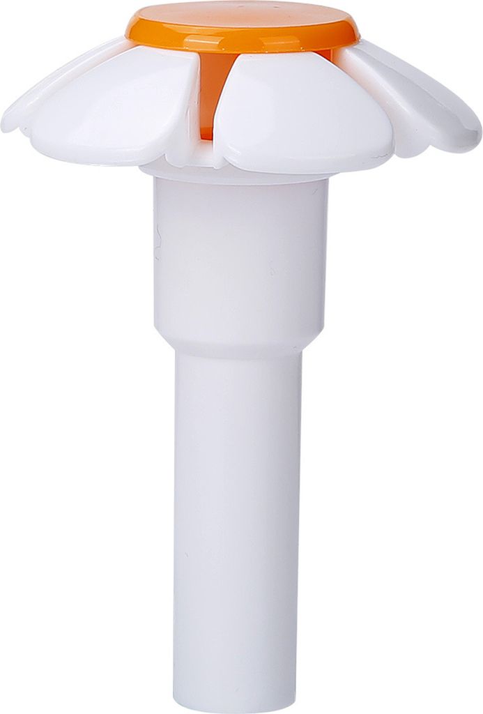 Kleiner blumenförmiger Wasserpumpenkopf für Haustier-Wasserspender, einzigartiges Design, stabile Wasserabgabe, hygienisch und sauber