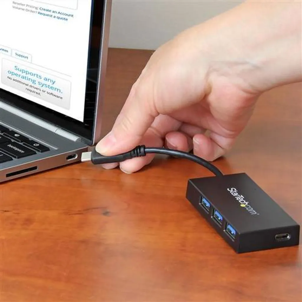StarTech.com Hub 4 ports USB 3.1 Gen 1 SuperSpeed 5Gbps Compact