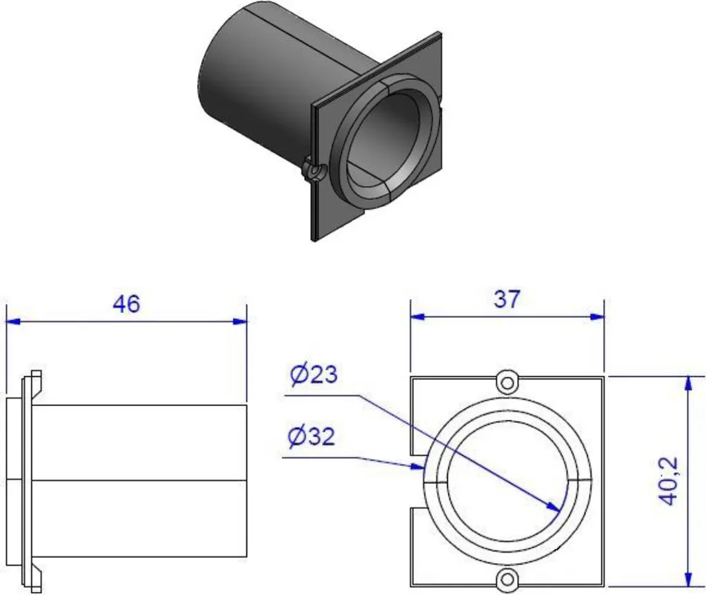 Module Passage de câble VGA Bachmann : Solution Connectique Bureau