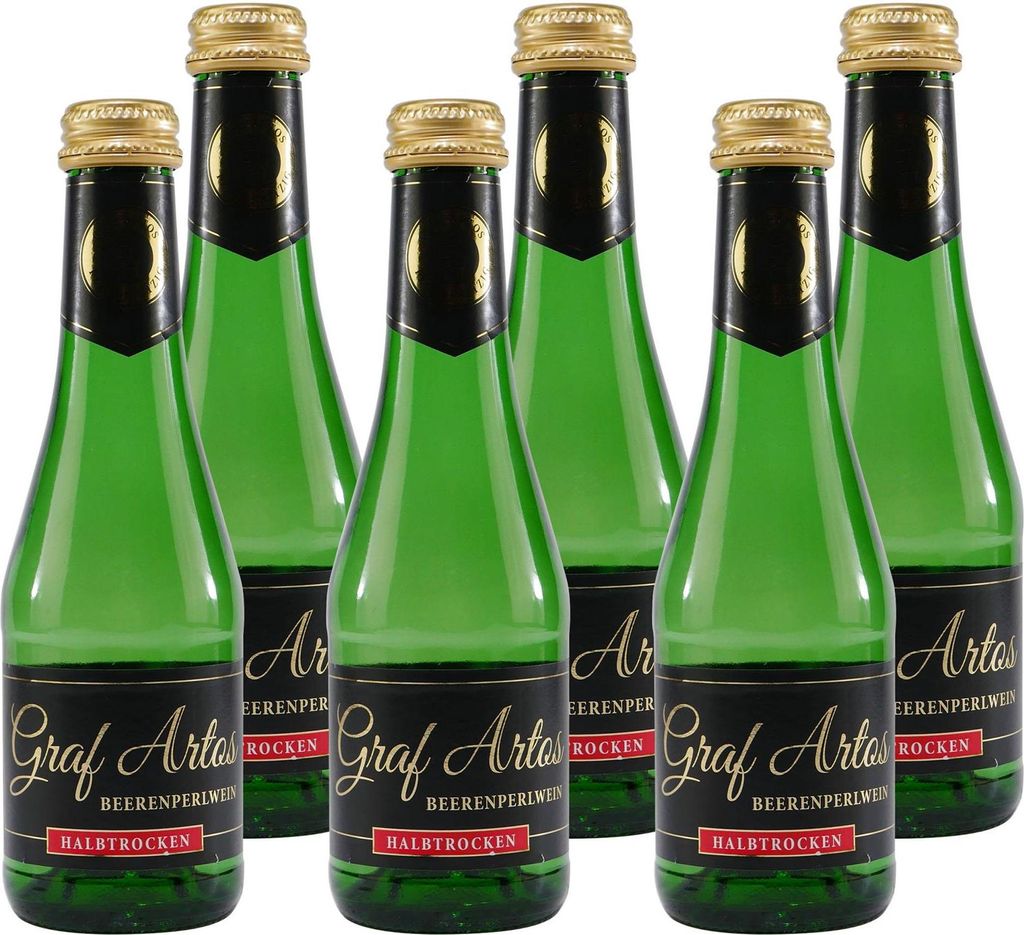 Graf Artos Beerenperlwein -halbtrocken- (24 x 0,2L) Produktbild 