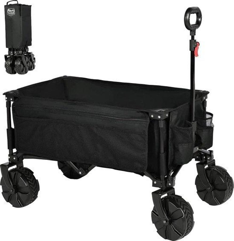 Klappbarer Transportwagen 80kg Tragfähigkeit waschbar Polyester
