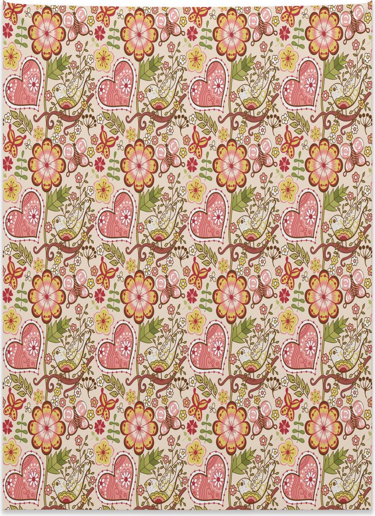 Abakuhaus Blumen Wandteppich, Schöne Gänseblümchen Schmetterling aus Weiches Mikrofaser Stoff Kein Verblassen Klare Farben Waschbar, 110 x 150 c...