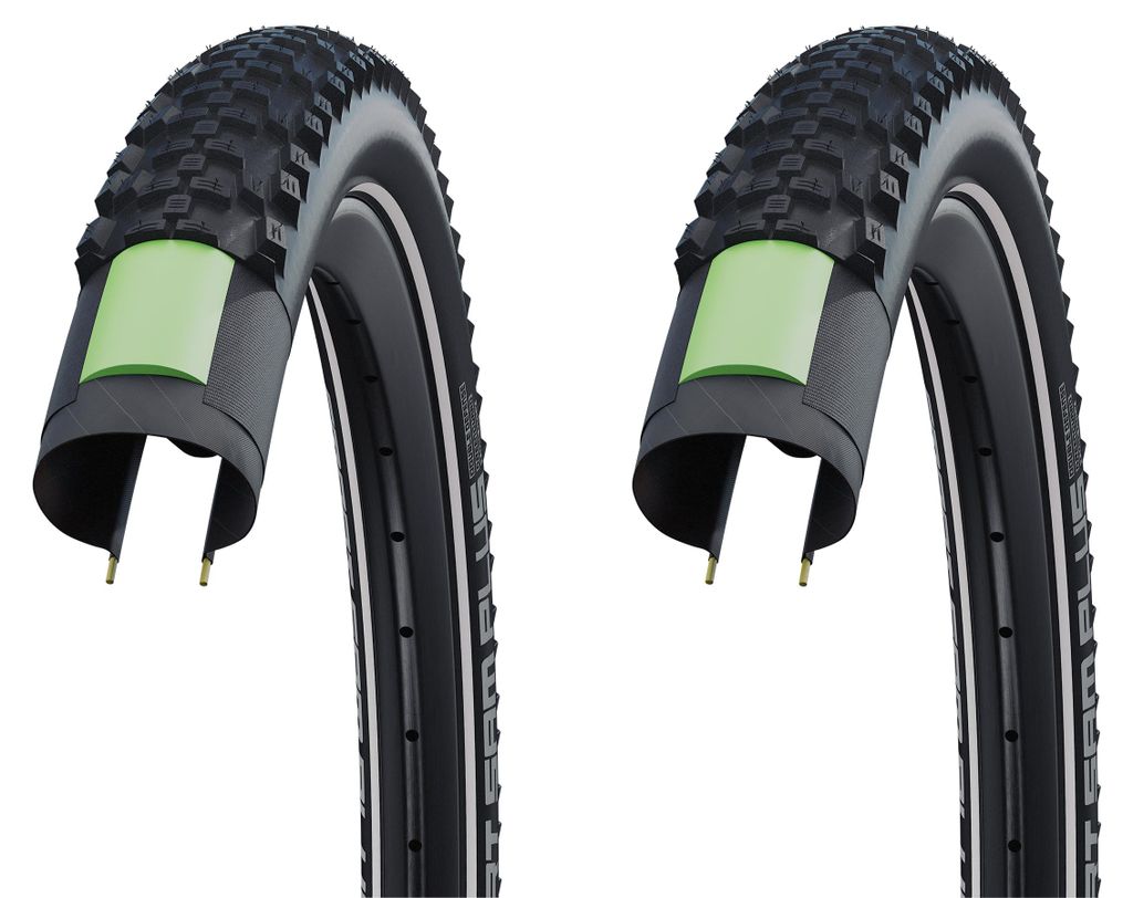 2x Schwalbe Smart Sam Plus 60-584 GreenGuard Reflex E-Bike Produktbild 