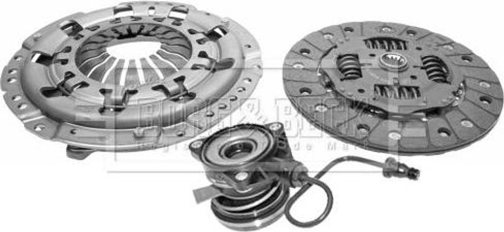 BORG & BECK HKT1090 Kupplungssatz OE kompatibel mit Corsa D