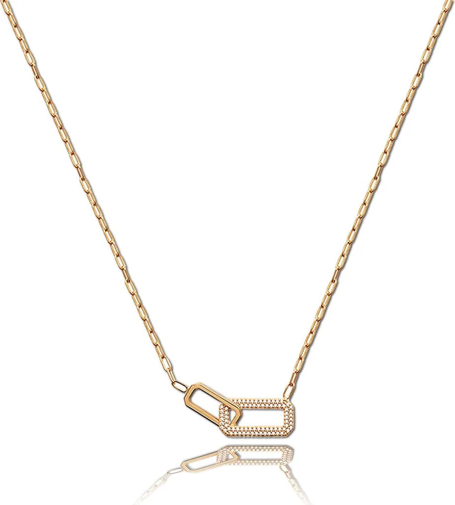 Collier Élégant Balia Plaqué Or 750 JBEK105V pour Sorties et Fêtes
