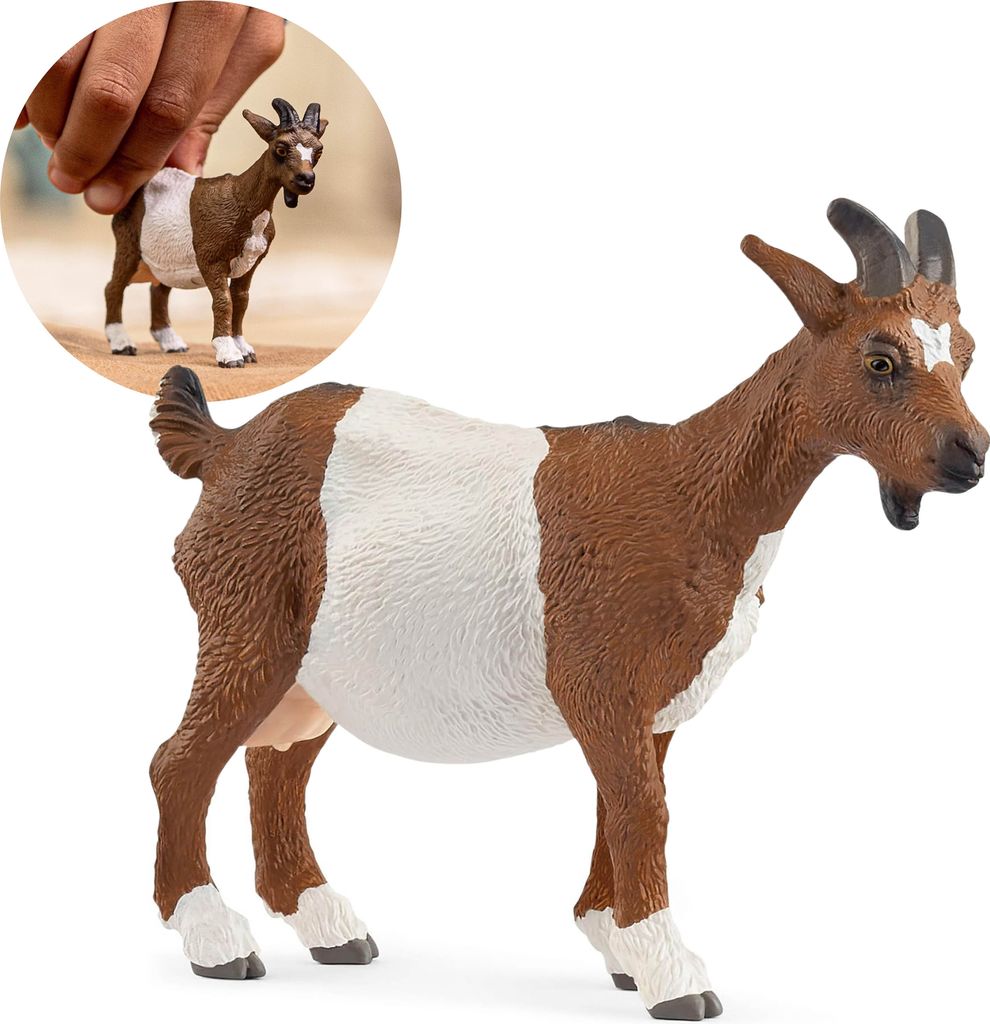 SLH14887 Schleich Farm World - Ziege, Figürchen für Kinder ab 3+