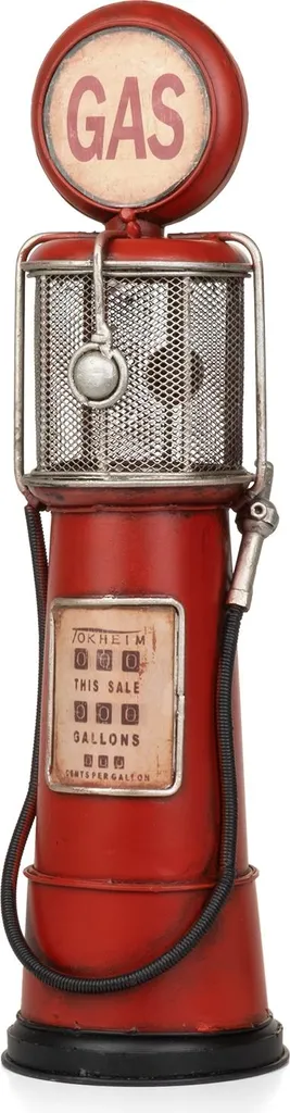 Tirelire rétro tôle rouge - Solution déco vintage pour ranger votre monnaie