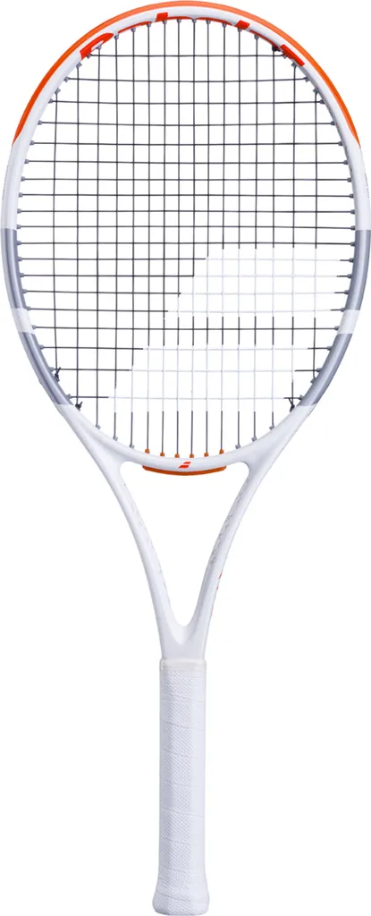 Raquette de tennis Babolat Evo Strike coloris blanc et rouge polyvalente