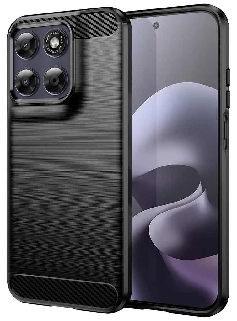 Coque en carbone pour Motorola Moto G67, G77, G87 - Coque Image du produit 