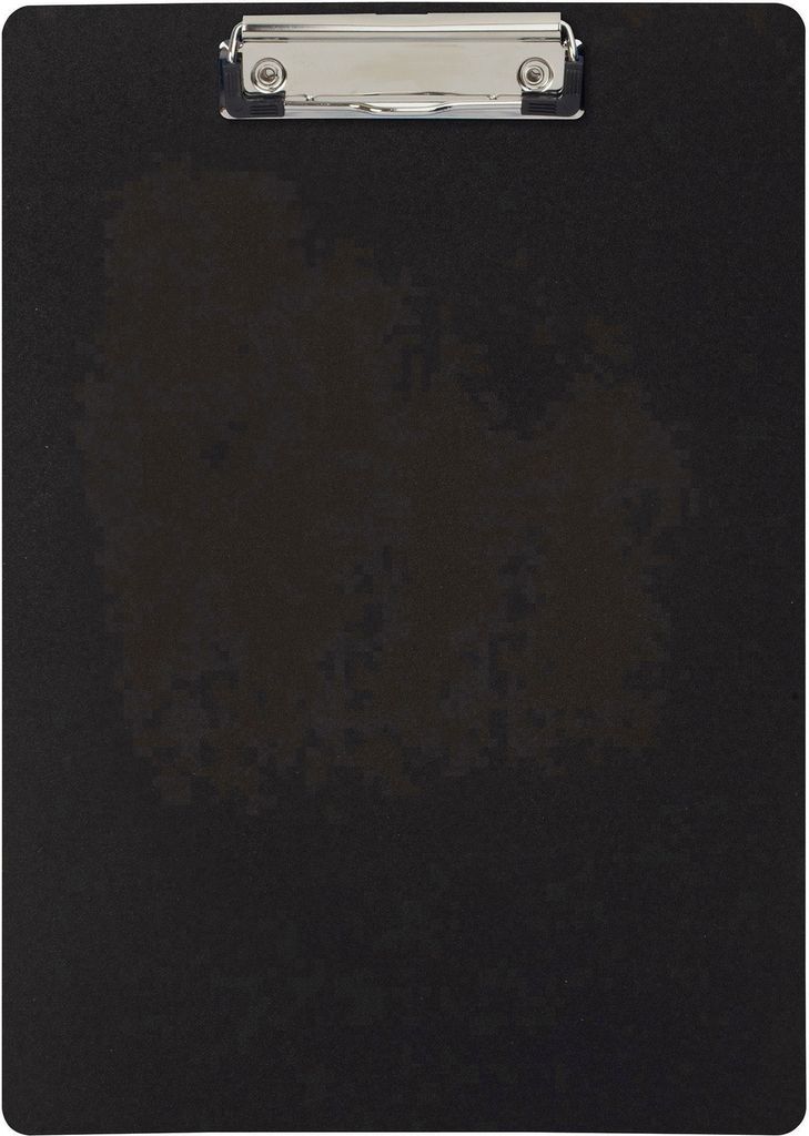MAUL Schreibplatte bzw. Klemmbrett A4 Hochformat PP schwarz Packung mit 12 Stück