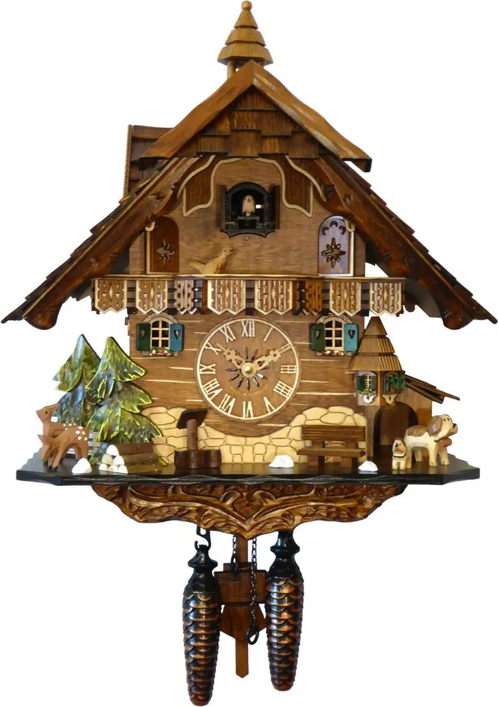 Véritable horloge coucou d'Allemagne pour offrir un cadeau unique