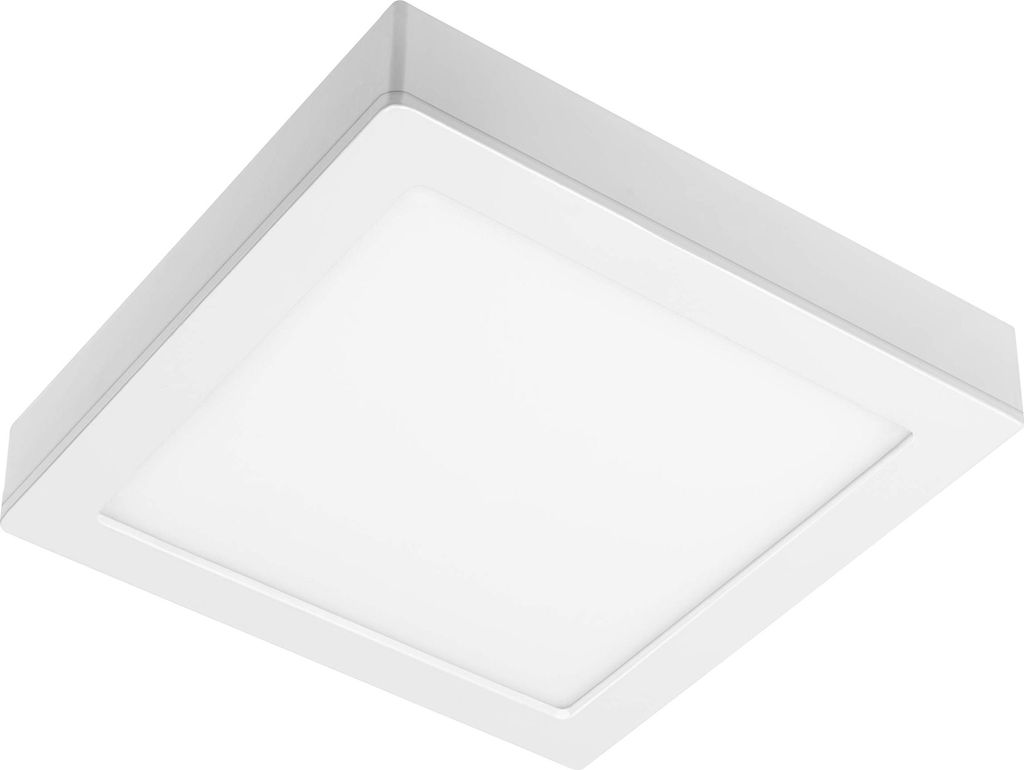 GTV lighting LED-Leuchte SAMBA24W, 1800lm, AC175-250V, 50/60 Hz, PF>0,9, RA>80, IP40, 120°, 4000K, quadratisch, 2 in 1