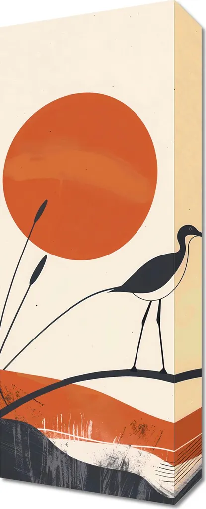 Quadro 20x50 cm Il calore dei tramonti