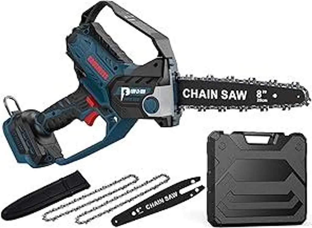 Motosega Brushless 8" Compatibile Bosch 18V GBA | Sistema Lubro-Auto