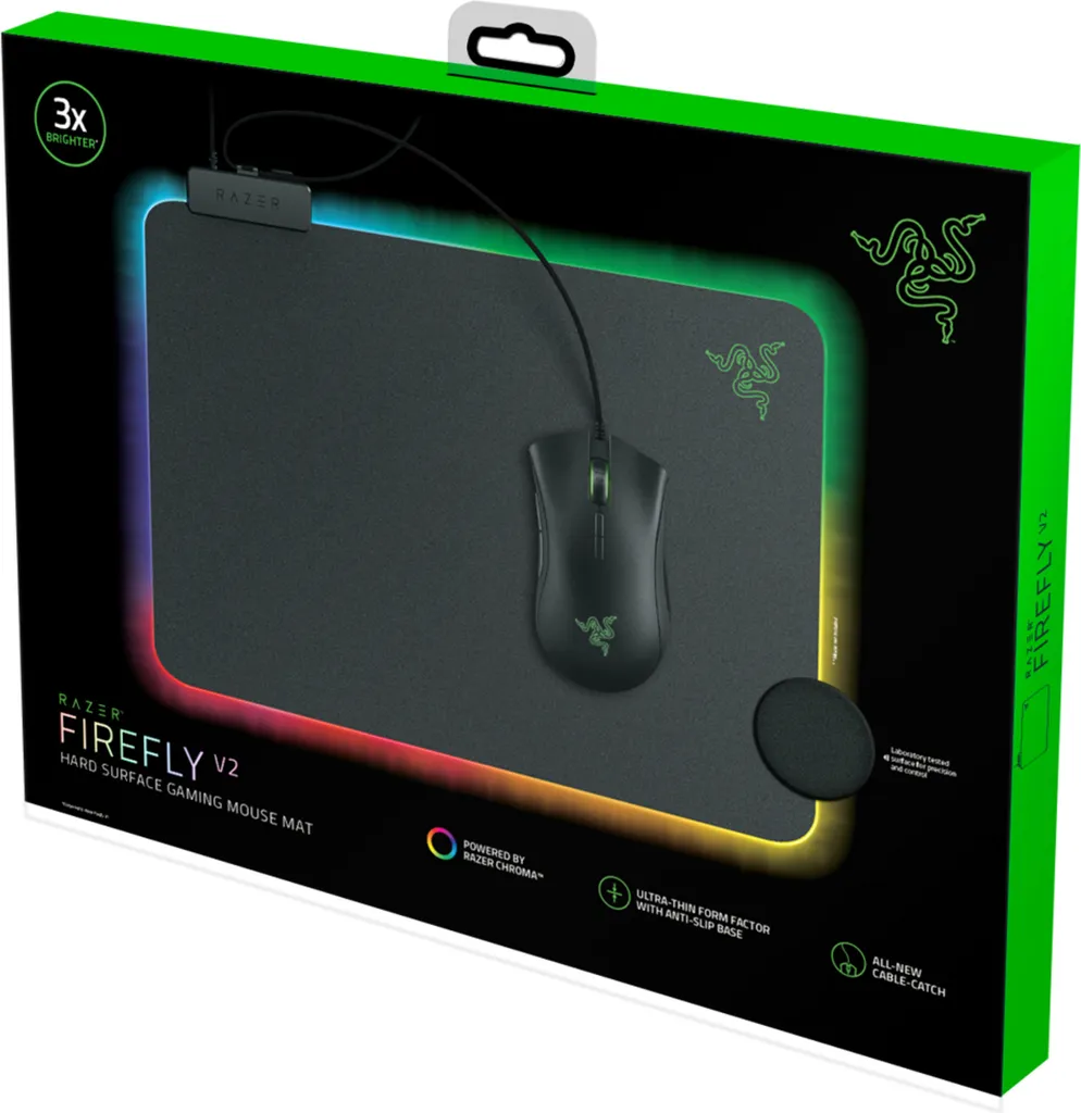 Tapis de Souris Gaming Razer Firefly V2 pour Performance E-Sport Pro