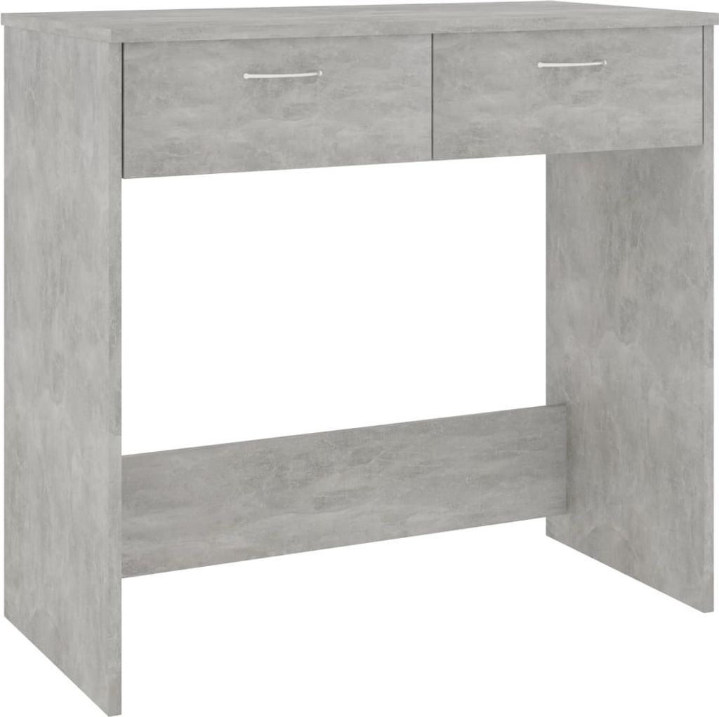 vidaXL Schreibtisch Betongrau 80x40x75 cm Holzwerkstoff