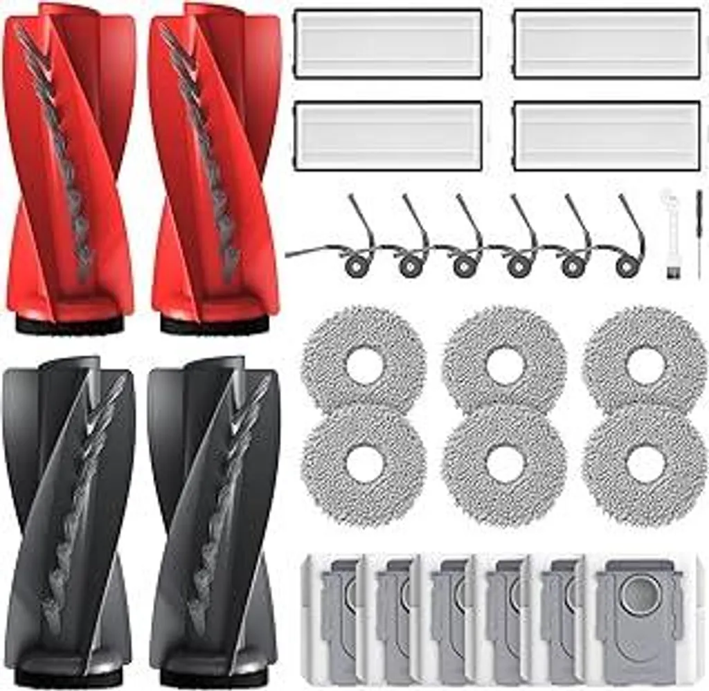 Accessori Roborock Qrevo Curv - Kit Rigenera Casa 28 Pezzi Compatibili