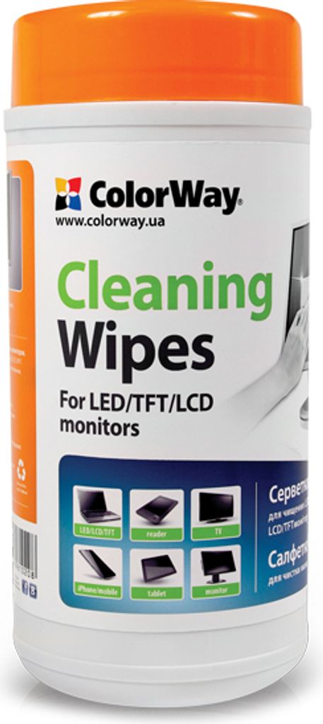 ColorWay Cleaning Wipes für LCD- und TFT-Bildschirme 100 Produktbild 
