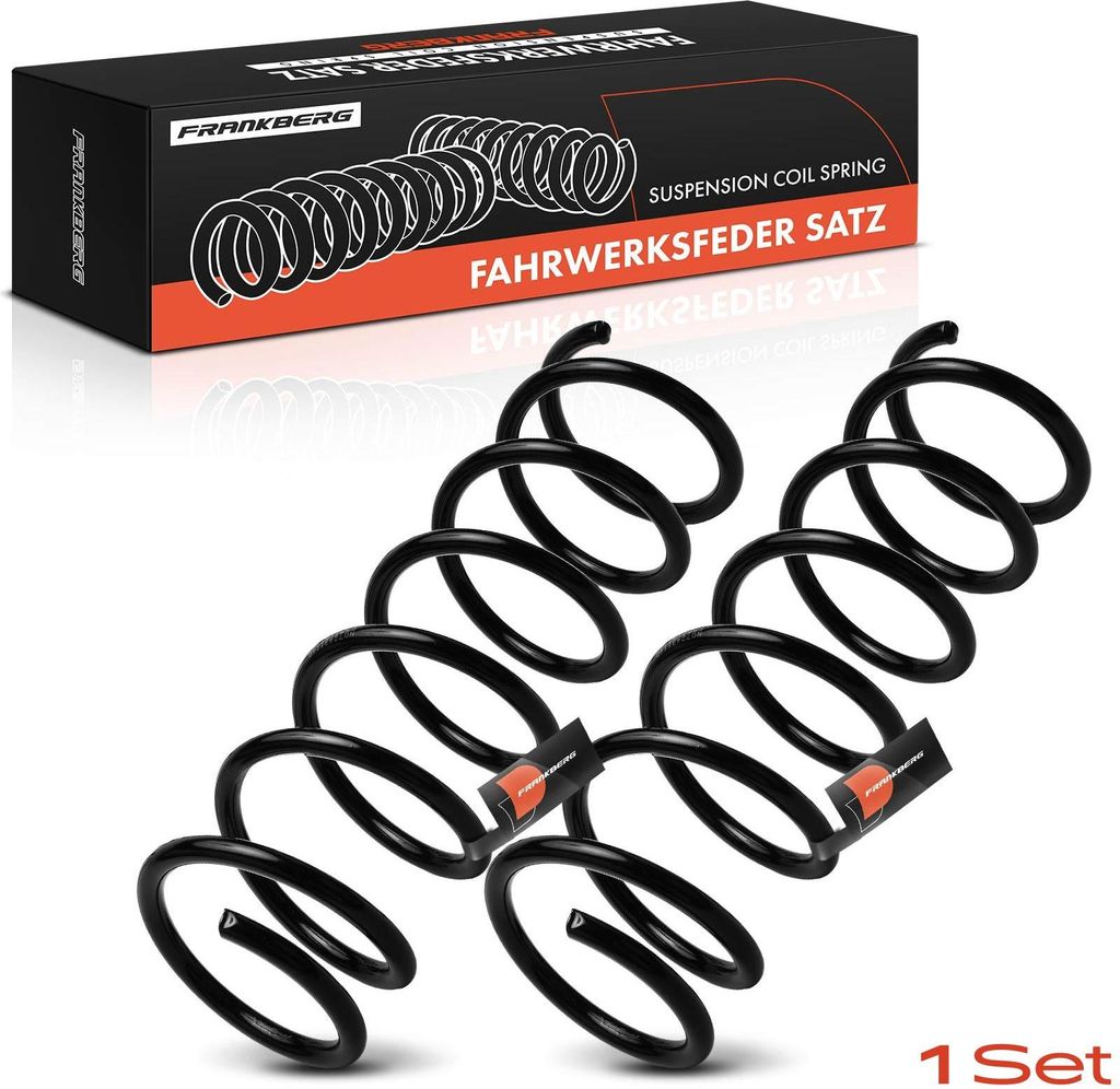 Frankberg 2x Fahrwerksfeder Hinterachse für Mazda 3 Stufenheck BK 1.6L 2.0L 2003-2009