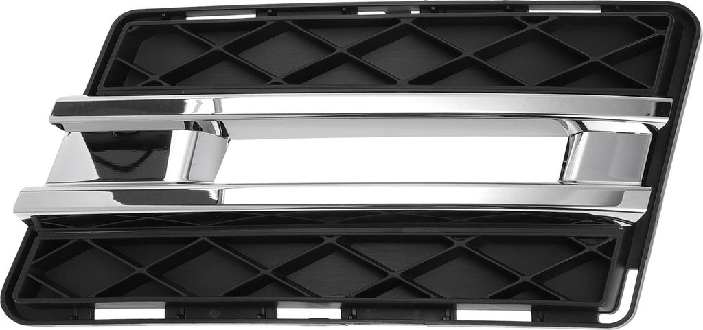 1 Stk. Nebelscheinwerfergrill für Mercedes-Benz GLK-CLASS 2008-2012 ABS Schwarz Silber Front Links Unten Stoßstange Nebelscheinwerferabdeckungsei...
