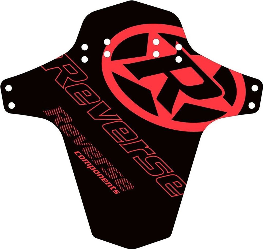 Reverse MudGuard Logo-Kotflügel schwarz-rot 7545 Produktbild 