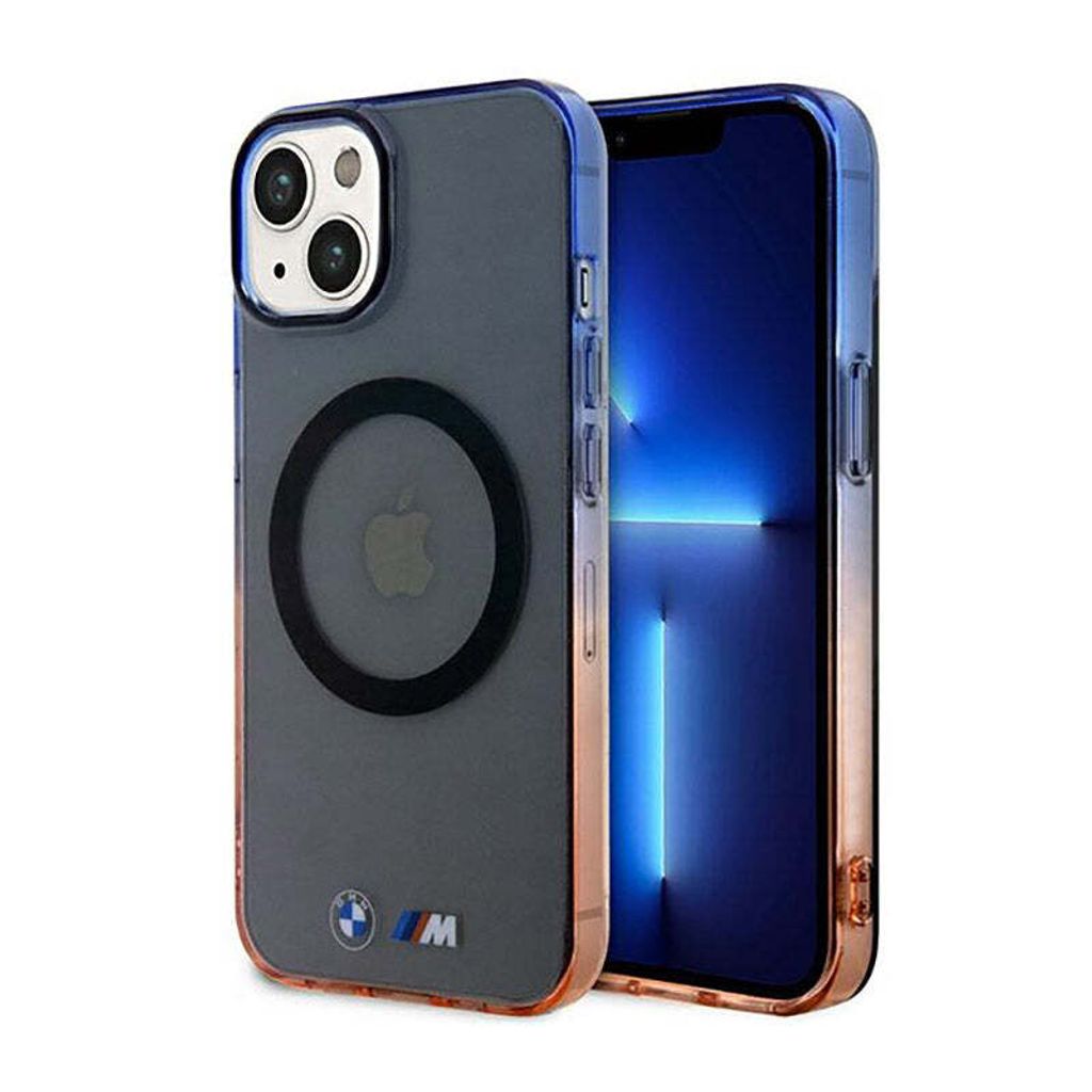 BMW Gradient Bumper MagSafe - iPhone 14 Hülle (Grau)