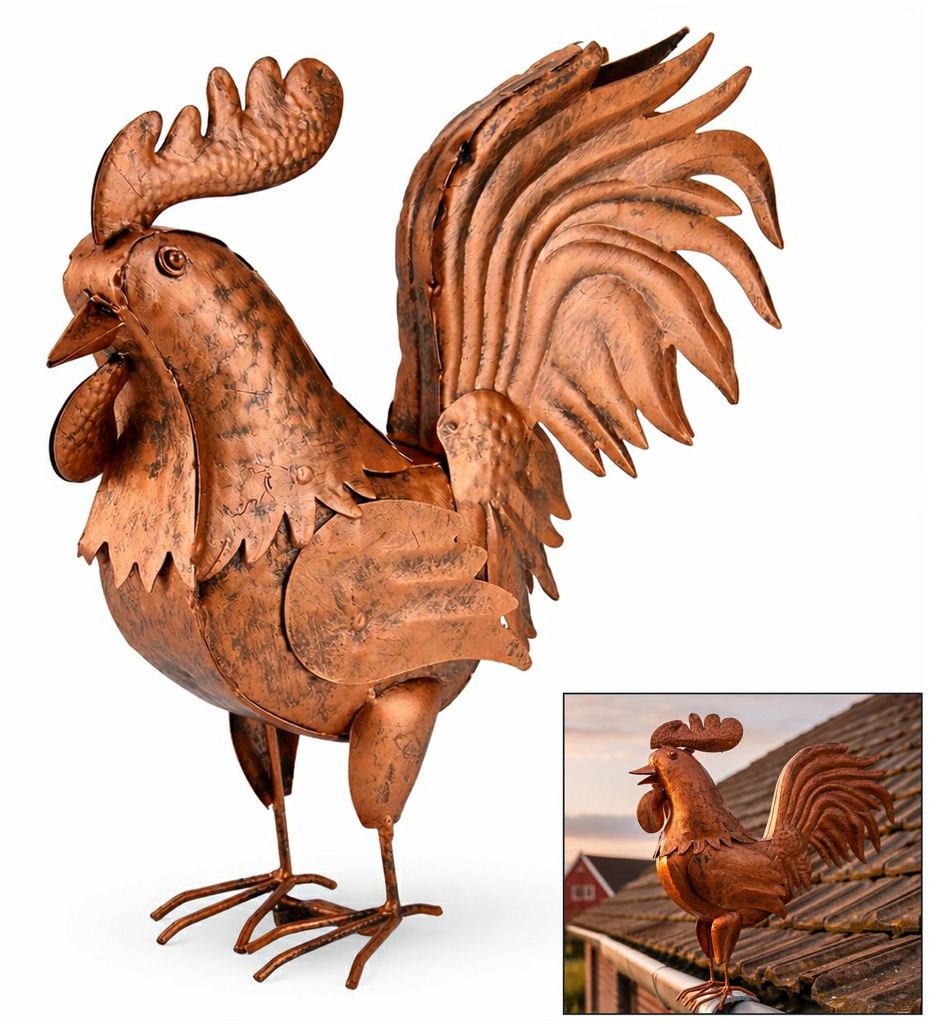 Figurine de gouttière et de clôture Coq 1977 Image du produit 