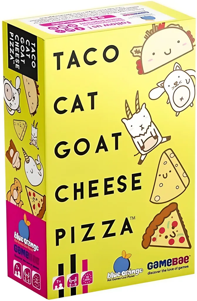 Jeu de société Taco Cat Chèvre Fromage Pizza pour famille et enfants