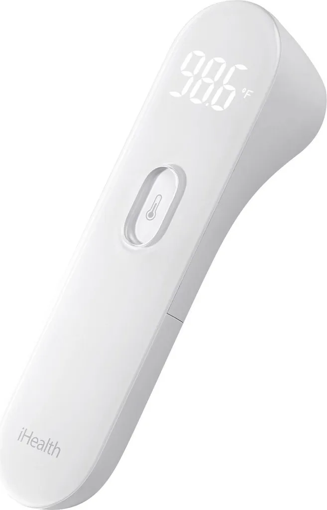 iHealth PT3 Thermomètre Frontal sans Contact Infrarouge Médical Blanc