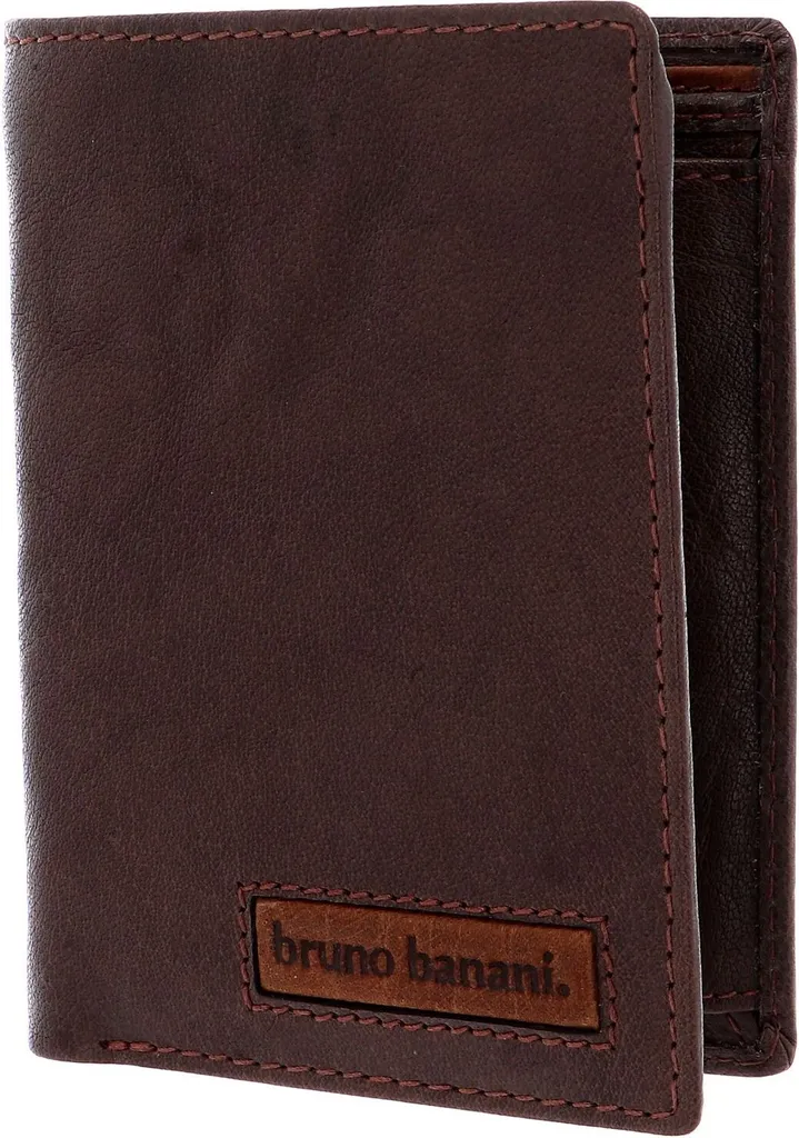 Portafoglio bruno banani Den Haag Marrone Cognac Uomo Pelle con Flap