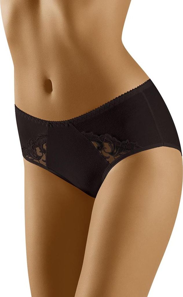 Wolbar Damen Maxi-Slip WB177 , Schwarz, XXL